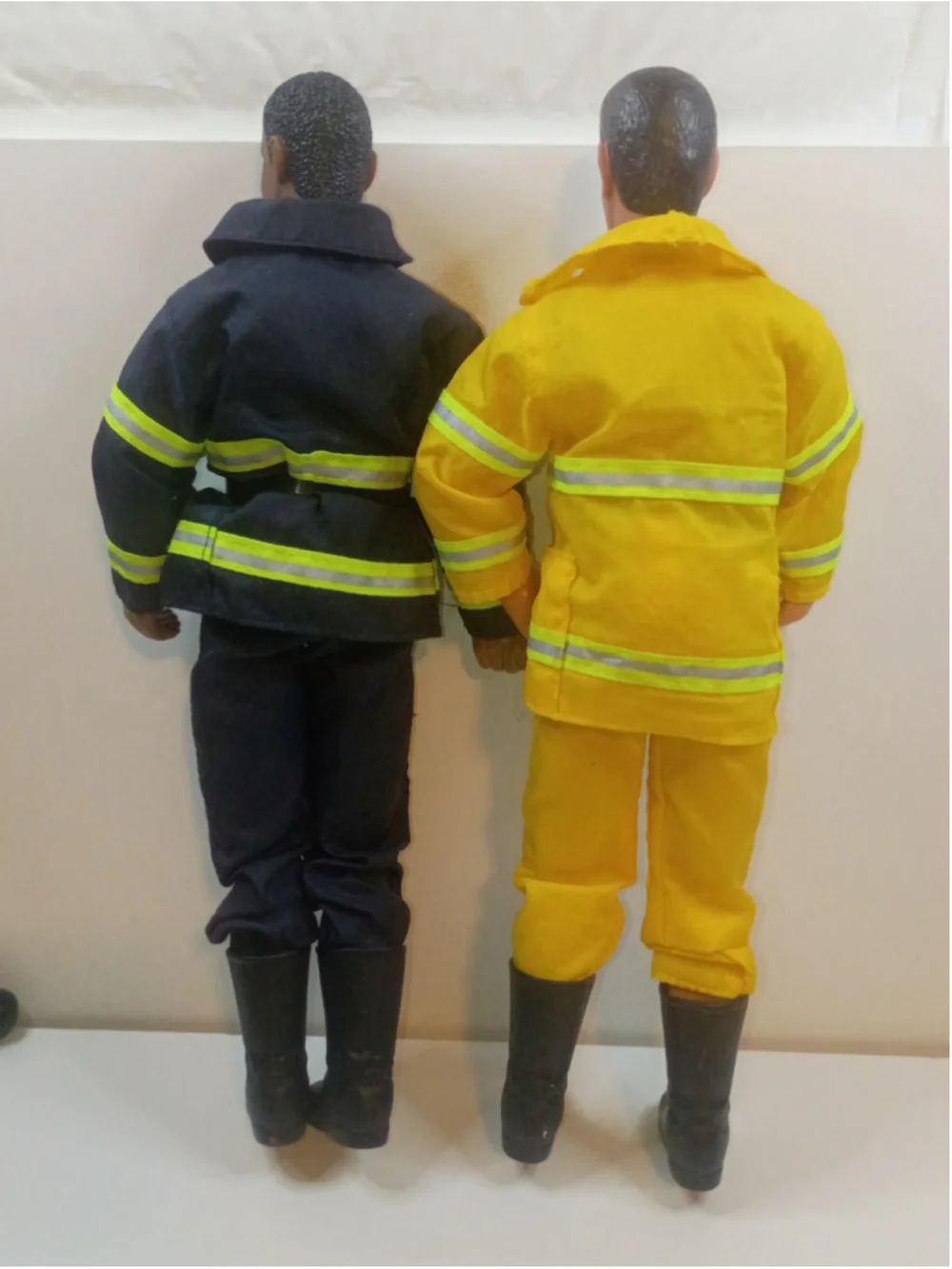 Lot of two GI Joe fire fighters action figures 